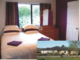 Your comfy bed in the King Room with ensuite Your comfy bed in the King Room with ensuite